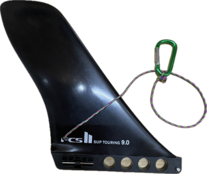 FCS II SUP Touring 9“ Finne US-Box mit Schnellverschluss + Sicherungskarabiner