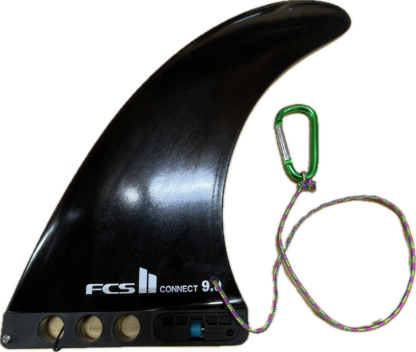 FCS II SUP Connect 9“ Finne US-Box mit Schnellverschluss + Sicherungskarabiner